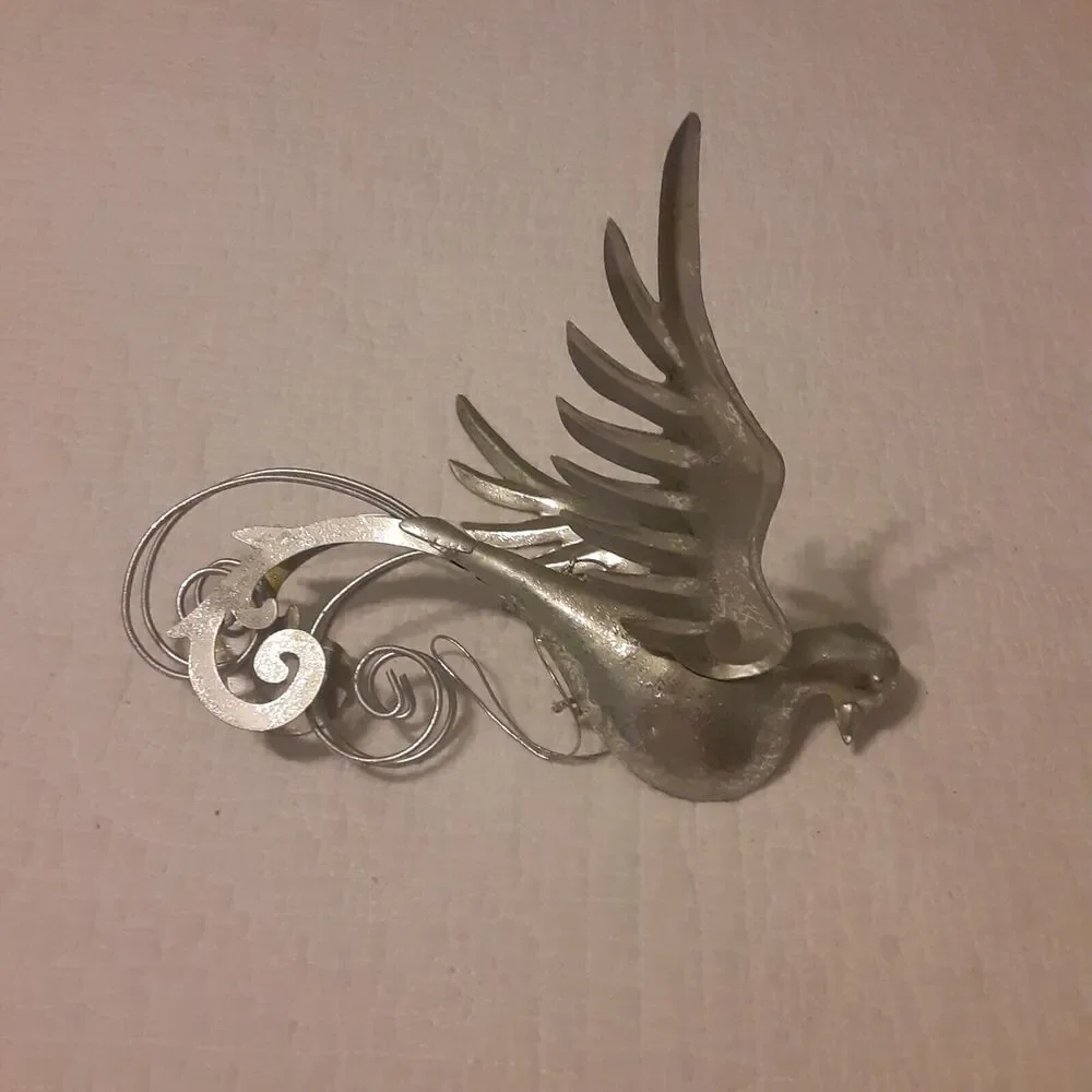 Tin Metal Bird Ornaments Plus Bonus Christmas Expanding Wings